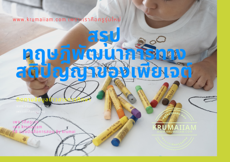 ทฤษฎีพัฒนาการทางสติปัญญาของเพียเจต์