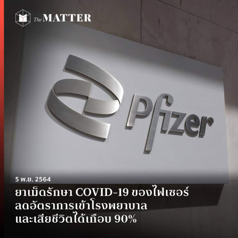 ยาเม็ดรักษา COVID-19 ของไฟเซอร์ ลดอัตราการเข้าโรงพยาบาล และเสียชีวิตได้เกือบ 90%