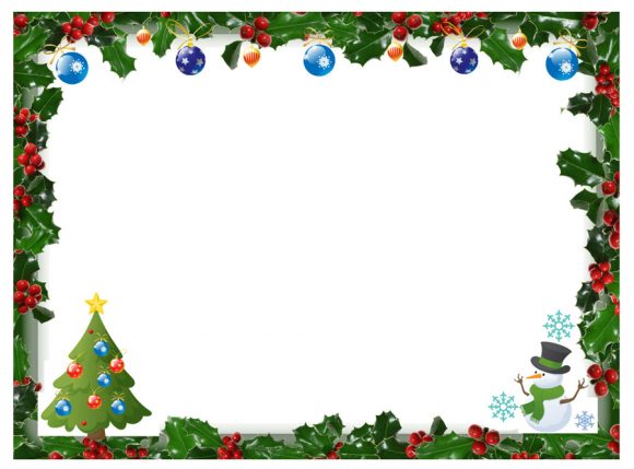37 FREE CHRISTMAS BORDERS AND FRAMES