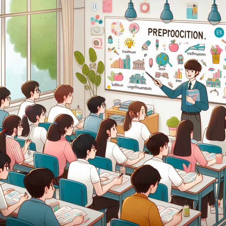 การใช้ Prepositions ในภาษาอังกฤษ: คำเชื่อมที่สำคัญและการใช้ที่ถูกต้อง