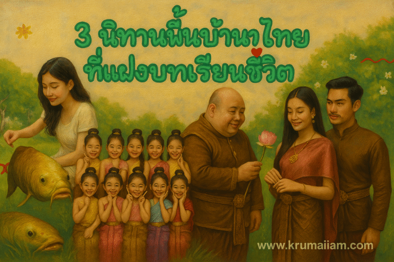 3 นิทานพื้นบ้านไทยที่แฝงบทเรียนชีวิต